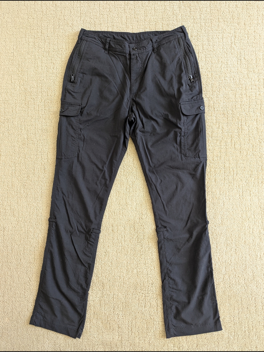 Clothing Arts Cargo Pants Womens 6 Black P Cubed Pick Pocket Proof Hiking Travel